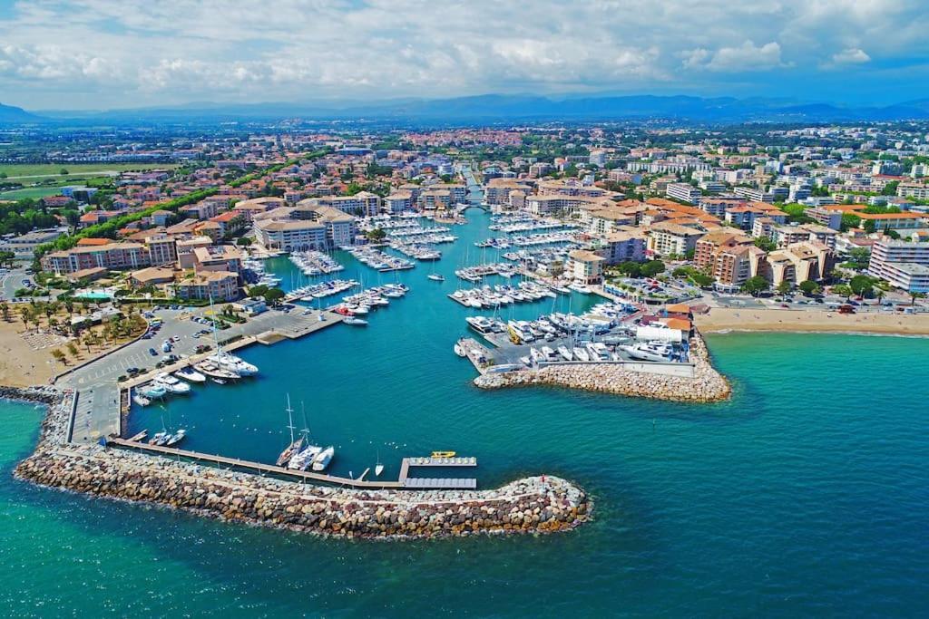 Port-Frejus, Le Paladien, Appartement 2 Pieces Climatise, Terrasse & Parking Exteriér fotografie